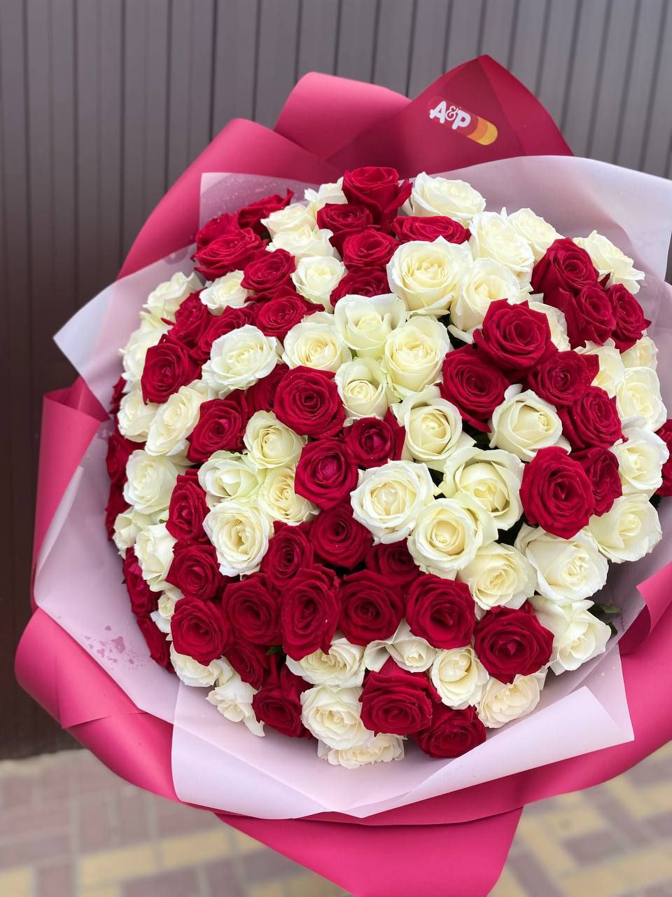 101 роза 40 см акция